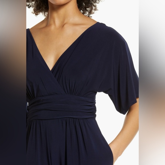 ELIZA J | Wide Leg Jumpsuit | Deep Ink/Navy (8) NWOT - Picture 3 of 6